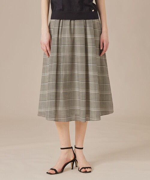 MACKINTOSH LONDON（マッキントッシュ ロンドン）の「ウォッシャブルシアーウールスカート（スカート・レディース・ベージュ/ホワイト系その他・36/38）」の2枚目の写真