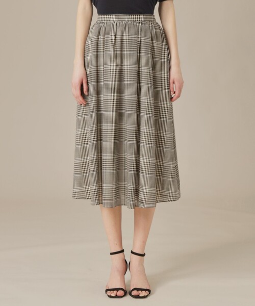 MACKINTOSH LONDON（マッキントッシュ ロンドン）の「ウォッシャブルシアーウールスカート（スカート・レディース・ベージュ/ホワイト系その他・36/38）」の5枚目の写真