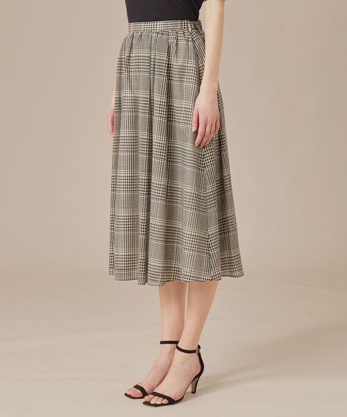 MACKINTOSH LONDON（マッキントッシュ ロンドン）の「ウォッシャブルシアーウールスカート（スカート・レディース・ベージュ/ホワイト系その他・36/38）」の6枚目の写真