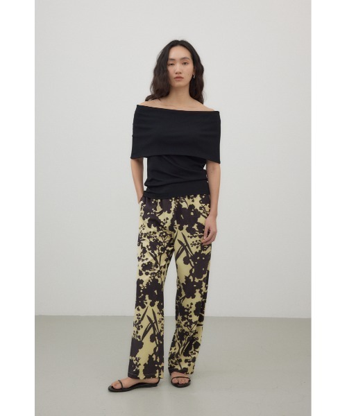 crie conforto(クリーコンフォルト)の「ブラーフラワープリントパンツ(スラックス・レディース・ホワイト系その他/イエロー系その他/ブラウン系その他・MEDIUM/SMALL)」の11枚目の写真