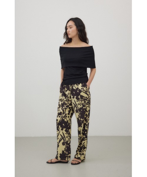 crie conforto(クリーコンフォルト)の「ブラーフラワープリントパンツ(スラックス・レディース・ホワイト系その他/イエロー系その他/ブラウン系その他・MEDIUM/SMALL)」の10枚目の写真