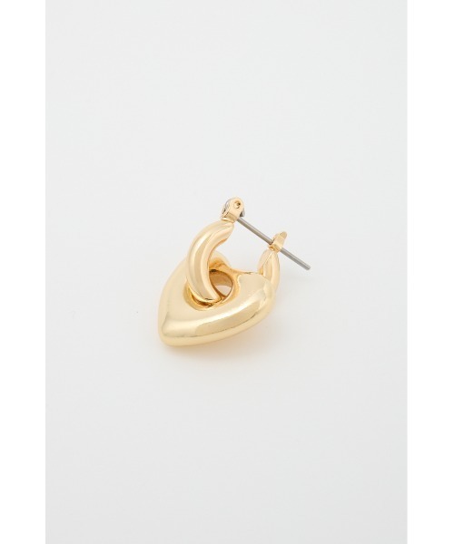 MOUSSY（マウジー）の「2WAY HEART ピアス（ピアス（両耳用）・レディース・ゴールド/シルバー・FREE）」の4枚目の写真