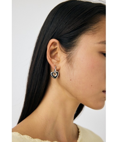 MOUSSY（マウジー）の「2WAY HEART ピアス（ピアス（両耳用）・レディース・ゴールド/シルバー・FREE）」の7枚目の写真