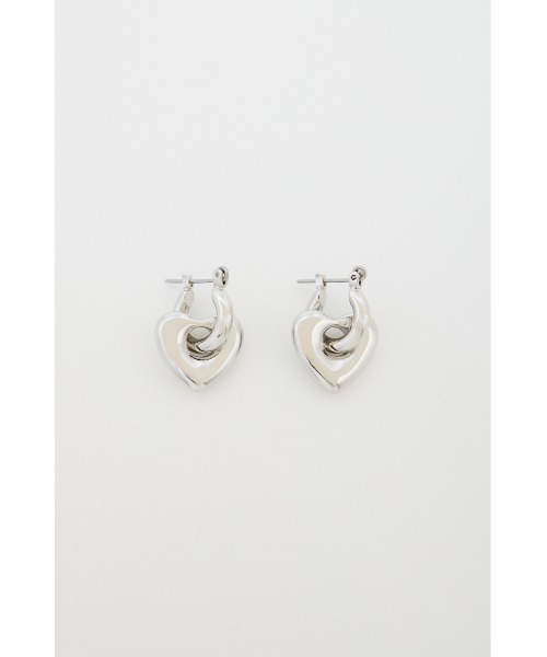 MOUSSY（マウジー）の「2WAY HEART ピアス（ピアス（両耳用）・レディース・ゴールド/シルバー・FREE）」の8枚目の写真