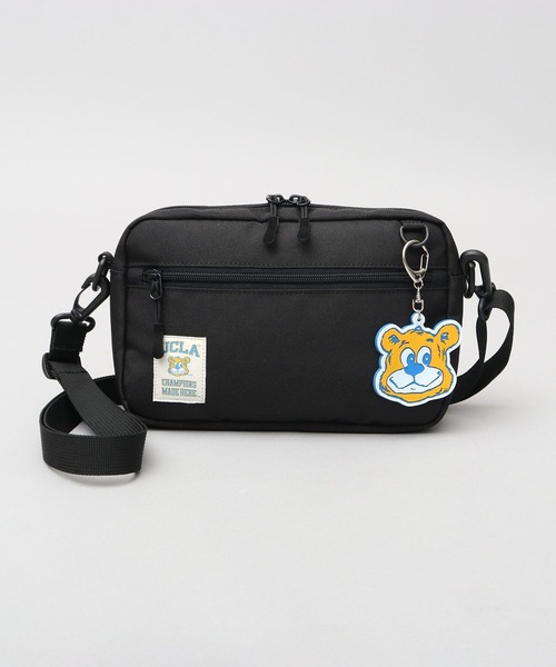 UCLA(ユーシーエルエー)の「UCLA 横型 ミニショルダーバッグ ジョー ラバーチャーム付き(ショルダーバッグ・メンズ・ブラック・FREE)」の18枚目の写真