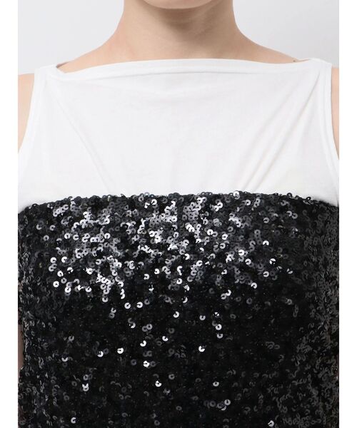 Ungrid（アングリッド）の「スパンコールビスチェ（チューブトップ・レディース・ブラック/シルバー・FREE）」の15枚目の写真