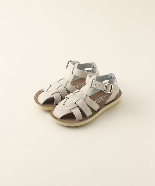 IENA ENFANT(イエナアンファン)の「【SALT WATER/ソルトウォーター】SS Shark baby-kids(15cm-19cm)(サンダル・キッズ・アイボリー/ブラック/ベージュ・19/18/17/16/15 /14)」の2枚目の写真