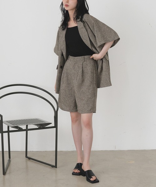 LIAN（リアン）の「サマーツイードハーフパンツ（その他パンツ・レディース・ブラウン/グレー/ブラック/アイボリー・FREE）」の7枚目の写真