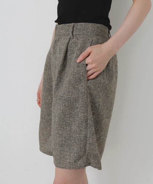 LIAN（リアン）の「サマーツイードハーフパンツ（その他パンツ・レディース・ブラウン/グレー/ブラック/アイボリー・FREE）」の9枚目の写真