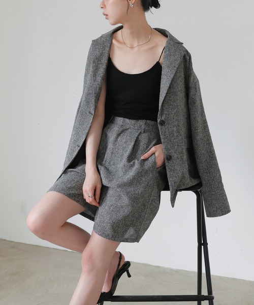 LIAN（リアン）の「サマーツイードハーフパンツ（その他パンツ・レディース・ブラウン/グレー/ブラック/アイボリー・FREE）」の12枚目の写真