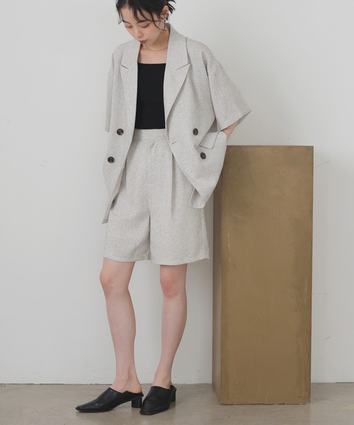 LIAN（リアン）の「サマーツイードハーフパンツ（その他パンツ・レディース・ブラウン/グレー/ブラック/アイボリー・FREE）」の17枚目の写真