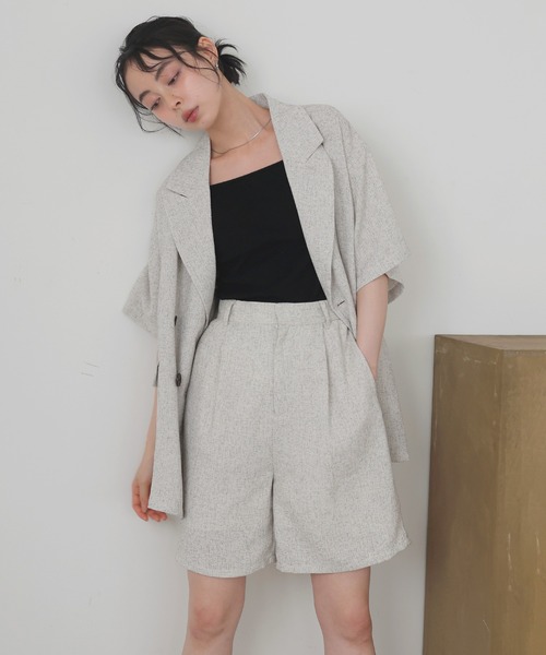 LIAN（リアン）の「サマーツイードハーフパンツ（その他パンツ・レディース・ブラウン/グレー/ブラック/アイボリー・FREE）」の18枚目の写真