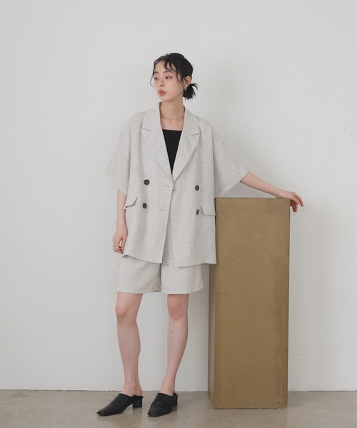 LIAN（リアン）の「サマーツイードハーフパンツ（その他パンツ・レディース・ブラウン/グレー/ブラック/アイボリー・FREE）」の19枚目の写真