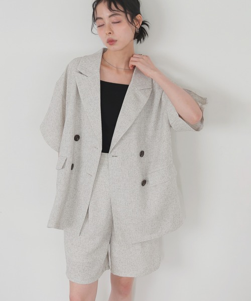 LIAN（リアン）の「サマーツイードハーフパンツ（その他パンツ・レディース・ブラウン/グレー/ブラック/アイボリー・FREE）」の20枚目の写真