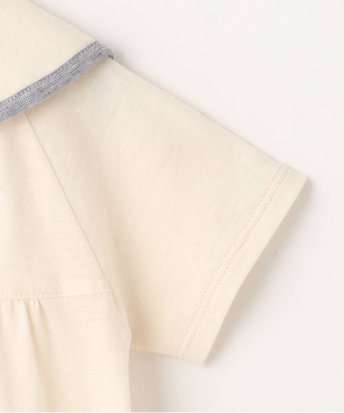 sense of wonder(センスオブワンダー)の「【オーガニック】シロクマセーラー半袖2WAYオール【日本製】(ロンパース・キッズ・ブルー/ホワイト系・50-70cm)」の7枚目の写真