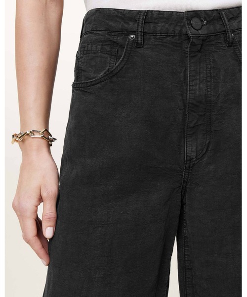 ALLSAINTS♡リネン ブレンド ワイド レッグ トラウザー ALLSAINTS♡リネン ブレンド ワイド レッグ トラウザー パンツ