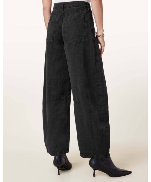 ALLSAINTS♡リネン ブレンド ワイド レッグ トラウザー ALLSAINTS♡リネン ブレンド ワイド レッグ トラウザー パンツ
