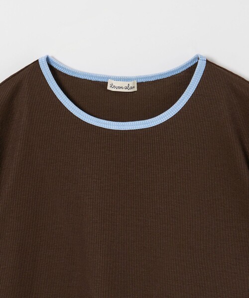 【人気即完売　美品】スティーブンアラン　リンガーTシャツ Steven Alan＞リンガー Tシャツ