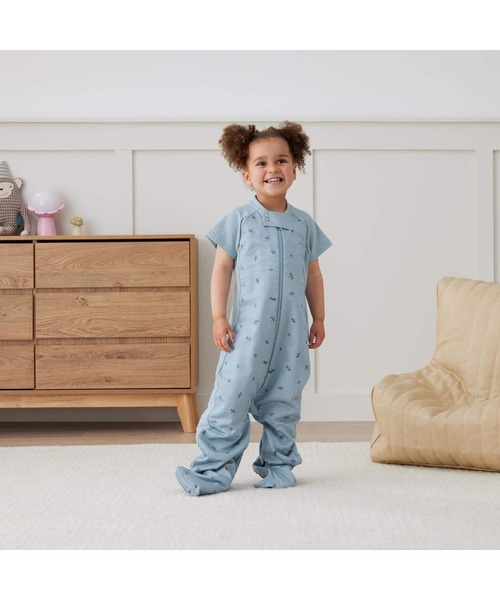 ergoPouch（エルゴポーチ）の「ergoPouch/スリープスーツバッグ 1.0TOG（8ヶ月～／歩き始めのベビー＆キッズ用スリーパー）（おくるみ・キッズ・ライトグリーン/セージグリーン/ベビーピンク/ライトブルー・4YEAR/24MONTH）」の4枚目の写真