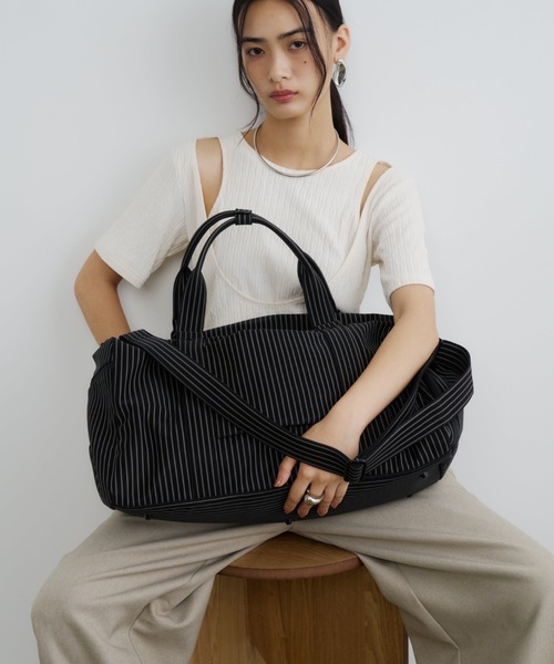 撥水ボストンバッグ【2way/靴ポケット/キャリーオン】（ボストンバッグ