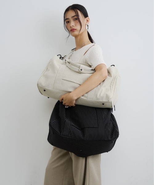 撥水ボストンバッグ【2way&靴収納&キャリーオン】（ショルダー