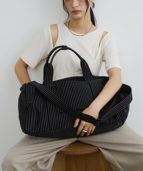 撥水ボストンバッグ【2way/靴ポケット/キャリーオン】（ボストンバッグ