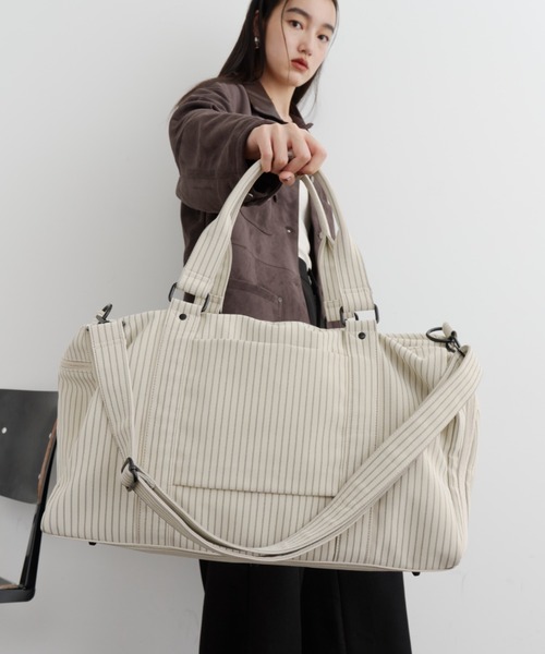 撥水ボストンバッグ【2way/靴ポケット/キャリーオン】（ボストンバッグ