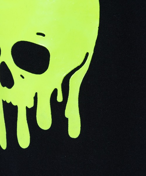 glamb(グラム)の「Melting Skull Hoodie / メルティングスカルフーディ(パーカー・メンズ・ブルー/ブラック・S/M/L)」の14枚目の写真