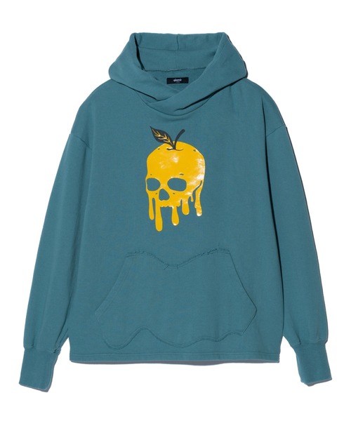 glamb(グラム)の「Melting Skull Hoodie / メルティングスカルフーディ(パーカー・メンズ・ブルー/ブラック・S/M/L)」の5枚目の写真