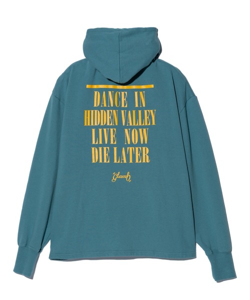 glamb(グラム)の「Melting Skull Hoodie / メルティングスカルフーディ(パーカー・メンズ・ブルー/ブラック・S/M/L)」の6枚目の写真