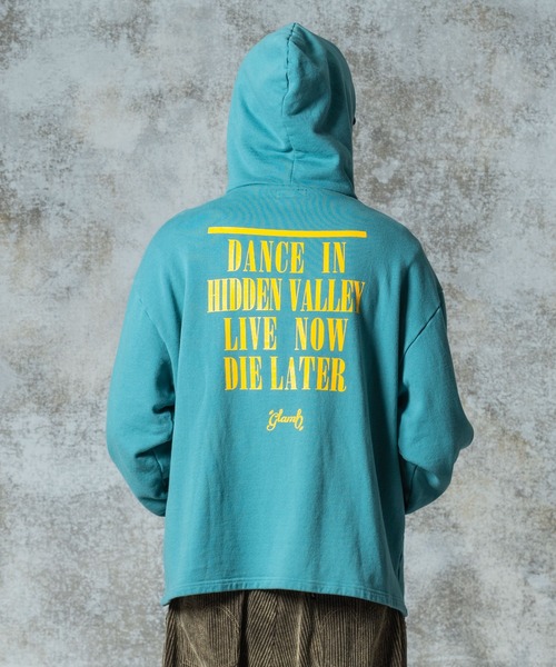 glamb(グラム)の「Melting Skull Hoodie / メルティングスカルフーディ(パーカー・メンズ・ブルー/ブラック・S/M/L)」の7枚目の写真