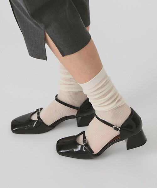 Ray BEAMS（レイビームス）の「ストラップ ベルト パンプス（パンプス・レディース・ワイン/ブラック・23.5cm/23.0cm/25.0cm/24.5cm/24.0cm）」の5枚目の写真