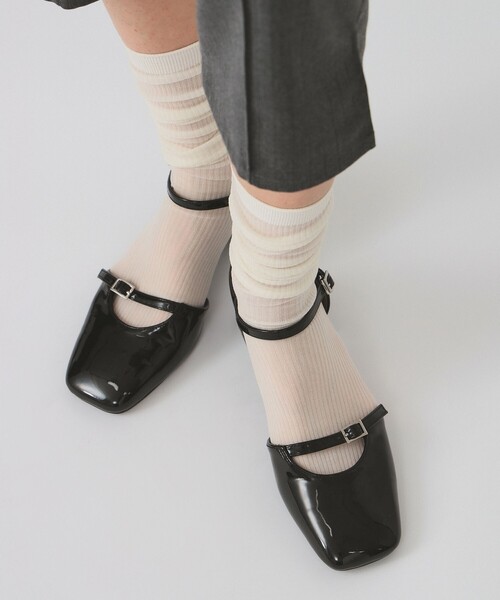 Ray BEAMS（レイビームス）の「ストラップ ベルト パンプス（パンプス・レディース・ワイン/ブラック・23.5cm/23.0cm/25.0cm/24.5cm/24.0cm）」の6枚目の写真