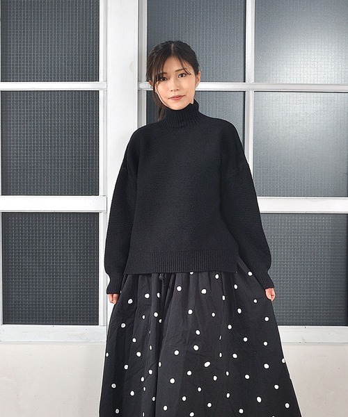 NEIGHBORHOOD ブラック タートルネック セーター L NEIGHBORHOOD ブラック タートルネック セーター L WEB限定/OUTLET