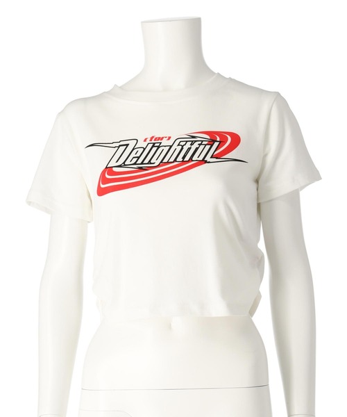 ANAP(アナップ)の「ウエストシャーリングロゴ Tシャツ(Tシャツ/カットソー・レディース・グレー/ブラック/ホワイト・FREE)」の6枚目の写真