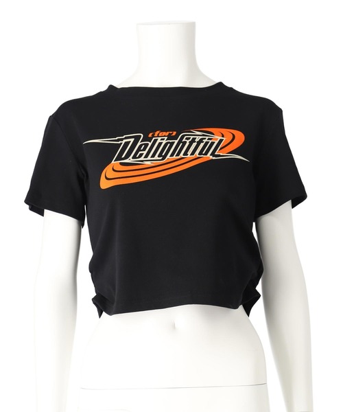 ANAP(アナップ)の「ウエストシャーリングロゴ Tシャツ(Tシャツ/カットソー・レディース・グレー/ブラック/ホワイト・FREE)」の5枚目の写真