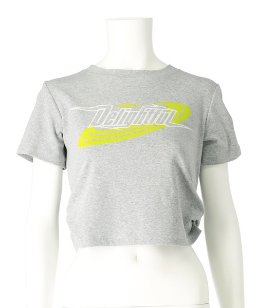 ANAP(アナップ)の「ウエストシャーリングロゴ Tシャツ(Tシャツ/カットソー・レディース・グレー/ブラック/ホワイト・FREE)」の4枚目の写真