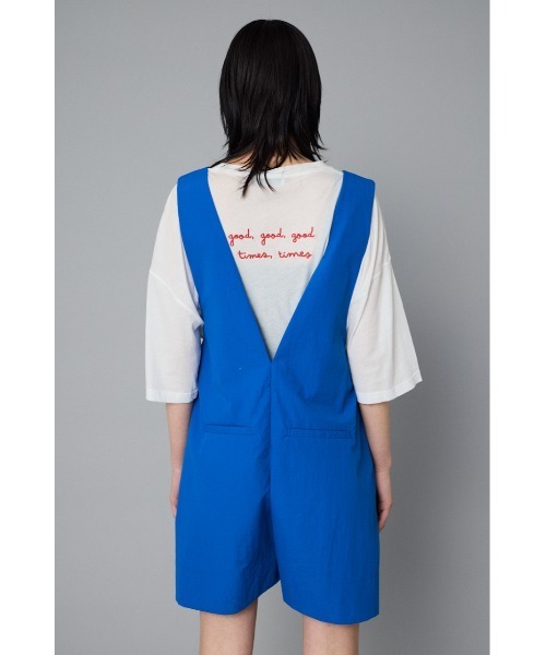 HeRIN.CYE(ヘリンドットサイ)の「Short overalls ショートオーバーオール(つなぎ/オールインワン・レディース・オレンジ/ブラック/ブルー・36/38)」の14枚目の写真