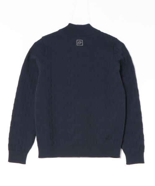 ZOY（ゾーイ）の「WOMENS ロゴリンクスジャガード 長袖セーター（ニット/セーター・レディース・ネイビー/ホワイト・LARGE/SMALL/MEDIUM）」の9枚目の写真