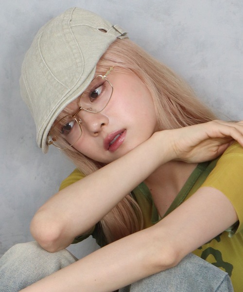 BARELY BLUE（ベアリーブルー）の「【 BARELY BLUE / ベアリーブルー 】 ビンテージライク ウォッシュ デニム ハンチング帽（ハンチング/ベレー帽・レディース・チャコールグレー/ブラック/ベージュ/ブラウン・FREE）」の4枚目の写真