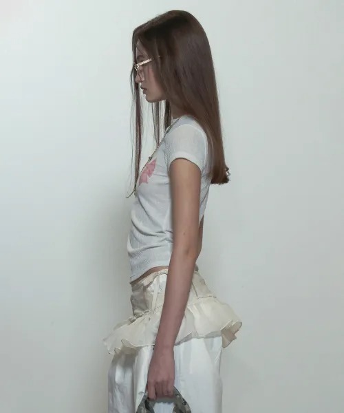 Bow Bow Baby Tee（Tシャツ/カットソー）｜SCULPTOR（スカルプ