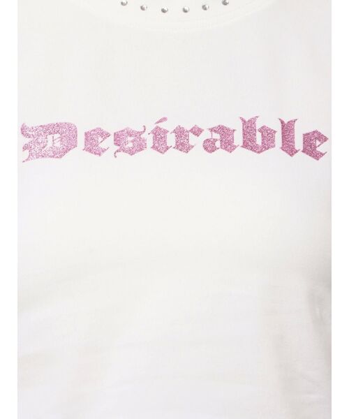 GYDA（ジェイダ）の「Desirable STONE T/S（Tシャツ/カットソー・レディース・オフホワイト/ブラック・FREE）」の12枚目の写真