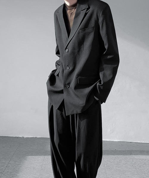 JOHNNY WOLF（ジョニーウルフ）の「SHALEM シアー エアリータッチ ルーズTシャツ（Tシャツ/カットソー・メンズ・ブラック・M/L）」の5枚目の写真