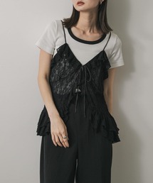 SENSE OF PLACE by URBAN RESEARCH | フリルレースキャミトップ(キャミソール)