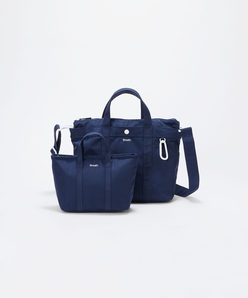 Breath TOPKAPI（ブレストプカピ）の「【Breath TOPKAPI】CHILLGO 保冷バッグ付き ショルダー付き ナイロン トートバッグ M / 撥水（トートバッグ・レディース・ブラック/ワイン/その他/ベージュ/ネイビー・FREE）」の3枚目の写真