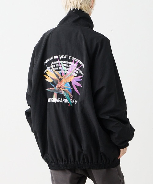 VIRGOwearworks（ヴァルゴウェアワークス）の「FLORA PANTHER REVERSIBLE JACKET（ナイロンジャケット・レディース・グレー/ブラック/パープル・2/3/4）」の12枚目の写真