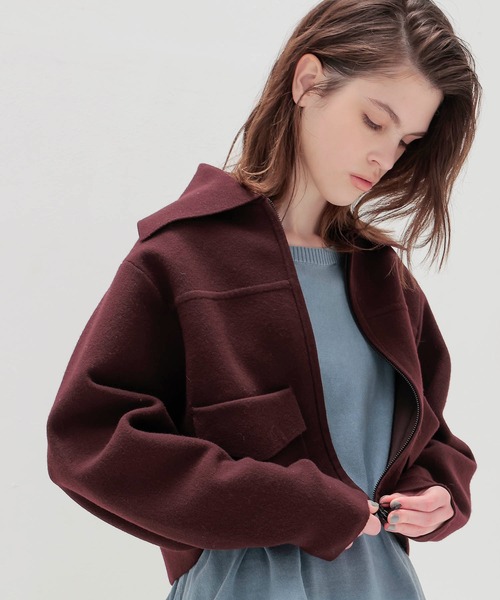 venit(ヴェニット)の「VENIT / DOUBLE FACE KNIT CARDIGAN(ダブルフェイスニットカーディガン VEK-7524-B)(カーディガン/ボレロ・レディース・ホワイト/ブラウン・38)」の7枚目の写真
