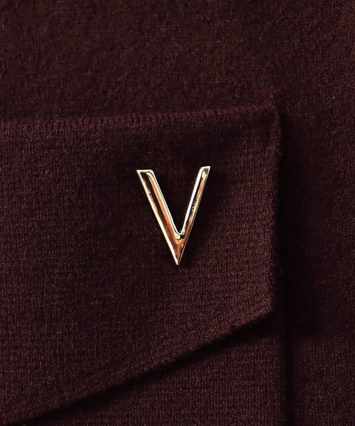 venit(ヴェニット)の「VENIT / DOUBLE FACE KNIT CARDIGAN(ダブルフェイスニットカーディガン VEK-7524-B)(カーディガン/ボレロ・レディース・ホワイト/ブラウン・38)」の15枚目の写真