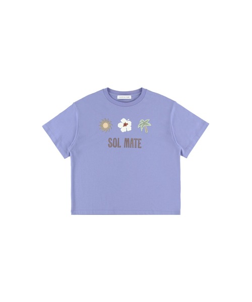 ALEXIA STAM（アリシアスタン）の「Sol Mate Tee /ソルメイトTee（Tシャツ/カットソー・レディース・ホワイト/イエロー/ブルー・FREE）」の13枚目の写真