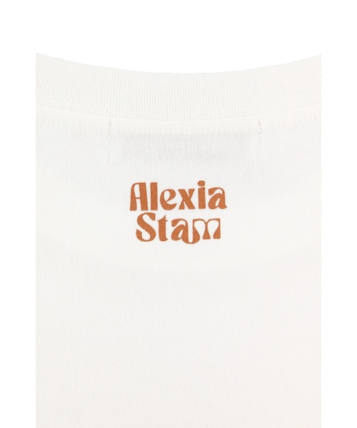 ALEXIA STAM（アリシアスタン）の「Sol Mate Tee /ソルメイトTee（Tシャツ/カットソー・レディース・ホワイト/イエロー/ブルー・FREE）」の15枚目の写真